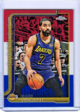 2025-26 Topps Chrome Red White Blue Refractor #119 GABE VINCENT Lakers