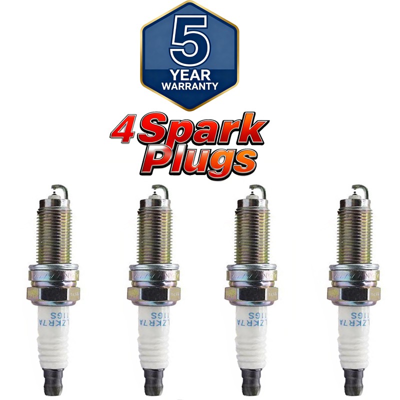 SET OF 4 LASER IRIDIUM NGK 95710 SPARK PLUGS DILZKR7B11GS For Honda Accord Acura