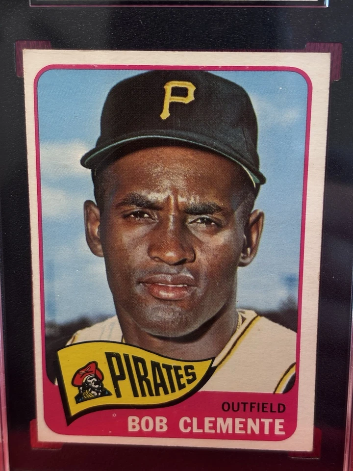 Tarjeta de colección 1965 Topps Bob Clemente graduada SGC 5 Roberto Pirates colores vivos Foto 2 de 3