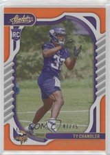 2022 Panini Absolute Rookies Spectrum Orange /75 Ty Chandler #197 1u6