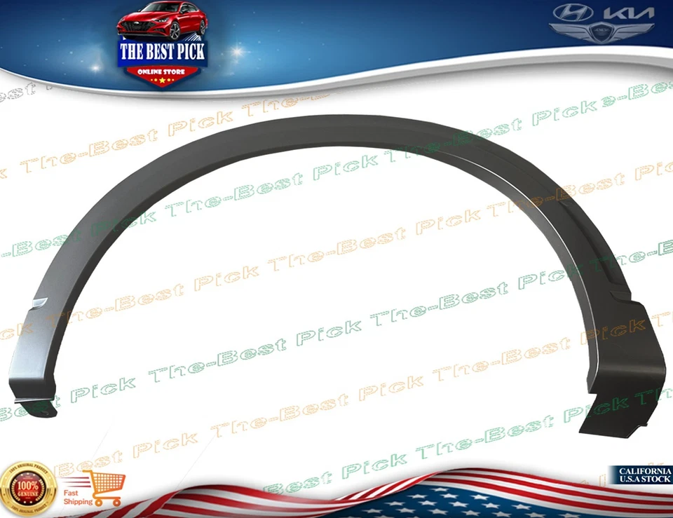 ⭐GENUINO⭐ Moldura de rueda de guardabarros delantero izquierdo para Hyundai NEXO 2019-23 87711M5000YMY Foto 4 de 4