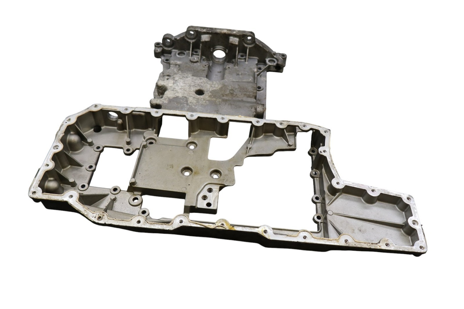 03-18 Bentley Continental GT GTC Flying Spur Engine Upper Oil Pan 07C103805 Oem