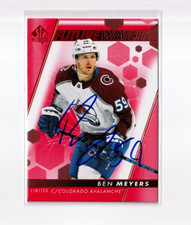 Другие автографом элементы BEN MEYERS autographed