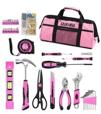 140PCS Pink Tool Kit for Women - Household Essential Tool Set with 14  Storag...