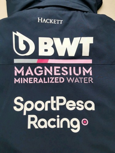 BWT RACING POINT F1 TEAM Men Size 3XL Team Issue 2019-20 Rain Jacket VGC Hooded - Picture 21 of 24