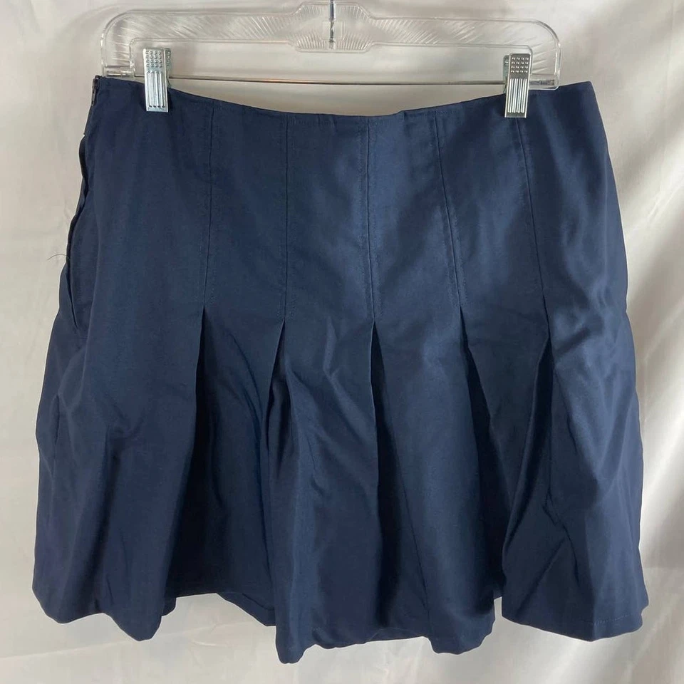 Lee School Niña Azul Marino Plisado Uniforme Falda Talla 18.5 Plus Foto 2 de 3