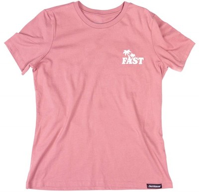 Fasthouse Vacay Womens Short Sleeve T-Shirt Mauve