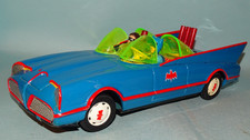 BATMOBILE TIN BATTERY TOY AOSHIN JAPAN