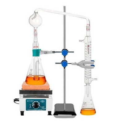 Chemistry Lab Supply Volatile Acid Glassware Set 1000-2000ml Distillation Kit