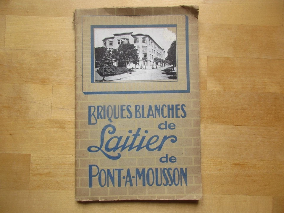 LORRAINE BRIQUES BLANCHES DE LAITIER DE PONT A MOUSSON HAUTS FOURNEAUX FONDERIES - Photo 1/4