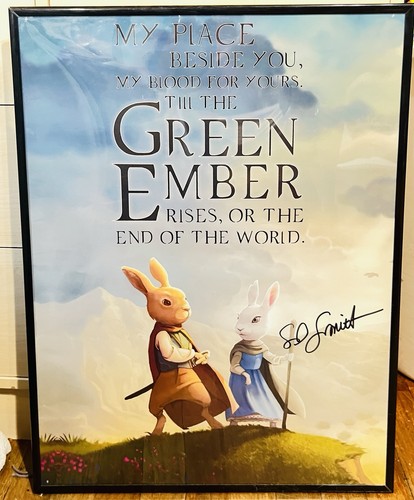 Rare Autographed -The Green Ember Series by S.D. Smith — Framed Set of 3 Posters - Picture 9 of 9