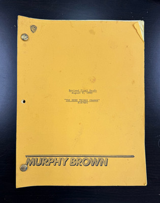 Murphy Brown The More Things Change script