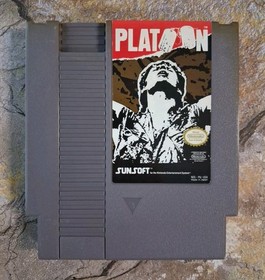 Lot (3) Rambo, Ikari Warriors, Platoon - Nintendo NES *TESTED*