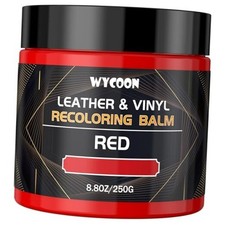 Leather Recoloring  Color Restorer  Leather Dye, Paint  Repair Kit Balm Red