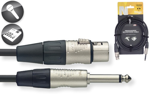 Stagg NMC6XPR Microphone Cable