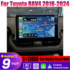 Wireless Carplay & Android Auto Stereo Radio Head Unit For Toyota RAV4 2018-24
