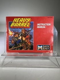 Heavy Barrel - Nintendo NES Manual Instruction Booklet vintage gaming snes