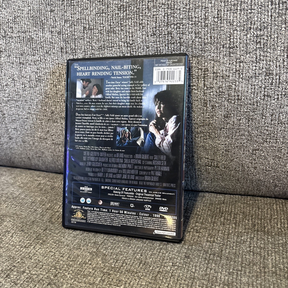 Not Without My Daughter (DVD, 2008, Canadian) MGM Sally
