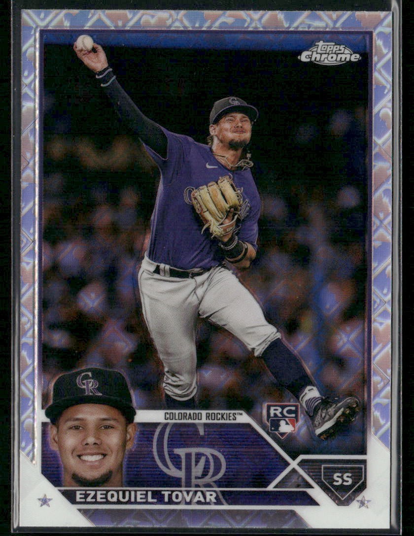 2023 Topps Chrome  Logofractor - Ezequiel Tovar #106 (RC)