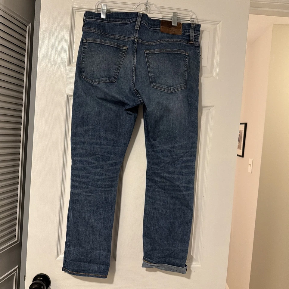 J.CREW Men's Two Year Wash 484 Slim-Fit Stretch Jeans SZ 33 x30 - Image 2 of 4