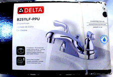 Delta B2511LF-PPU Foundations 4" Center set 2-Handle Bathroom Faucet