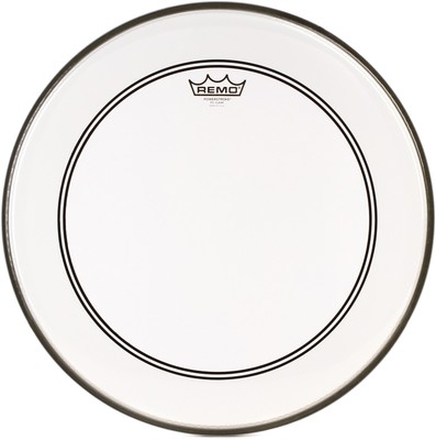 Remo Powerstroke 3 Bass Drumhead with 2.5'' Impact Pad - 18'' - Clear