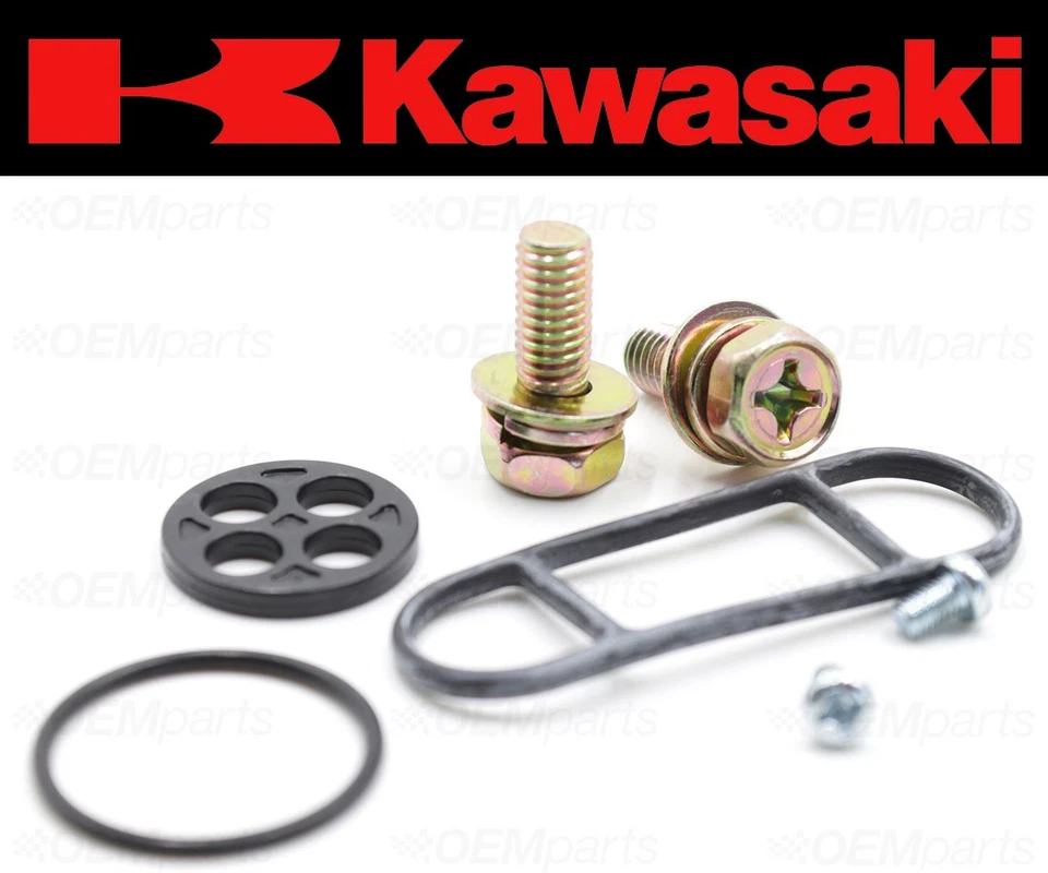 Juego completo de reparación de válvulas Petcock de combustible Kawasaki KDX200, KDX220, KDX250, KLX650 Foto 2 de 4