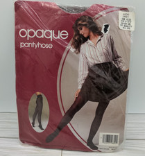 Vintage 1970's First Quality Gray Pantyhose New Old Stock USA Made