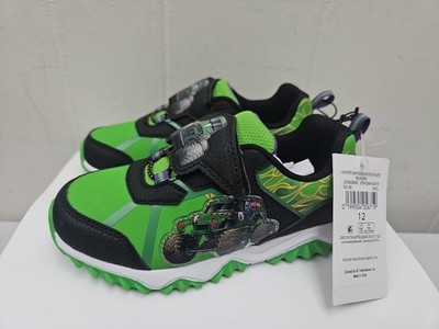 Monster Jam Grave Digger shoes Toddler Size 12 new