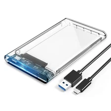 ORICO 2.5 inch Hard Drive Enclosure SATA to USB C 3.1 6Gbps External Hard Dri...