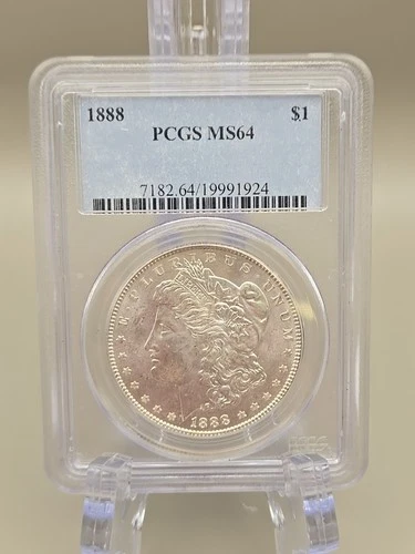 1888 Morgan Silver Dollar $1 - PCGS MS64