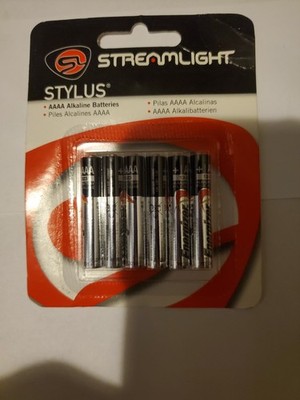 NEW STREAMLIGHT STYLUS AAAA BATTERIES ALKALINE 650046 LIGHT