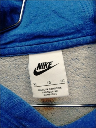 Nike Hoodie Boys XL Vintage 90s Y2K Youth Kids Hooded Sweatshirt Pocket Euc - Picture 3 of 12