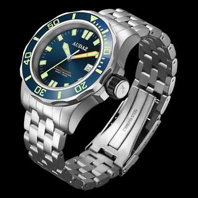 Audaz Blue Octomarine Automatic Men's Diver Watch 42mm ADZ-2070-02