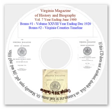 Virginia Magazine of History & Biography- Volume 7 1900