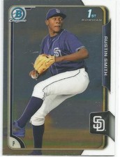 Austin Smith San Diego Padres 2015 Bowman Chrome Draft Prospect