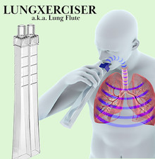Lungxerciser Non Invasive Deep Breathing, lung cleansing and Lung Expander