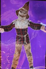 Scarecrow Halloween Full Costume Wizard of Oz LRG 10-12 NWT Dress Up Creepy