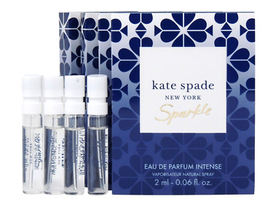 KATE SPADE SPARKLE EDP INTENSE 2.0ml .06fl oz x 4 PERFUME SPRAY SAMPLES