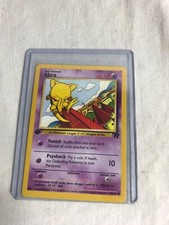 1st Edition Abra Pokémon Card  Team Rocket #49/82
