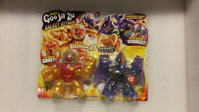 Heroes Of Goo Jit Zu Galaxy Attack Sun Fire Dragon VS Dark Matter Terrack NEW 