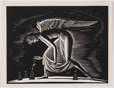 Angel : Rockwell Kent : Archival Quality Fine Art Print 13''X19''