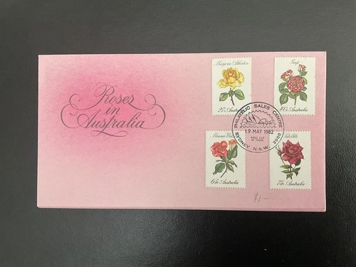 Australia 1982 Roses Set FDC