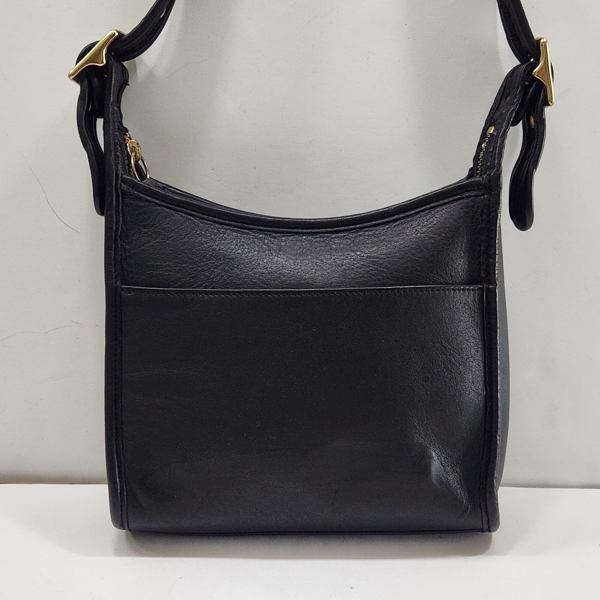 OLD COACH9977レザー ショルダーバッグ 黒 COACH ブラックレザー ショルダーバッグ