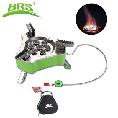 BRS 9800W Portable Camping Split Stove Outdoor Picnic Folding Butane Gas Burners