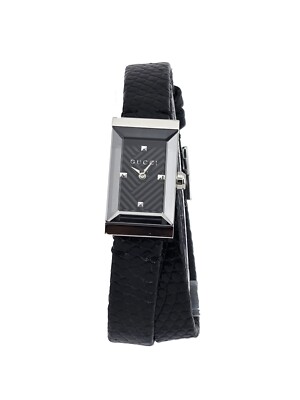GUCCI グッチ YA147507 Gフレーム 腕時計 GP リザード レディース [中古] GUCCI グッチ YA147507 Gフレーム 腕時計 GP/リザード レディース