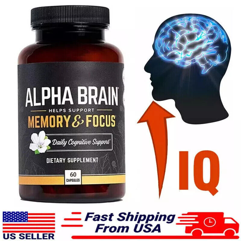 Alpha Brain Memory & Focus Capsule Cognitive Supplement Men&Women Nootropic 2026