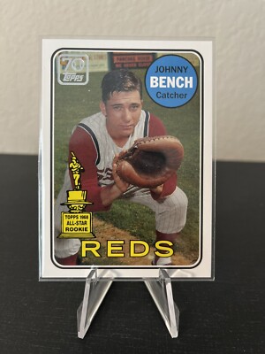 2021 Topps 70th Johnny Bench Double Header #TDH-22 Cincinnati Reds   All Star