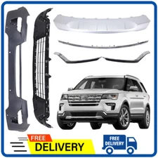 Front Bumper Cover Kit Replacement for 2017 2018 Ford Explorer Front Bumper Set