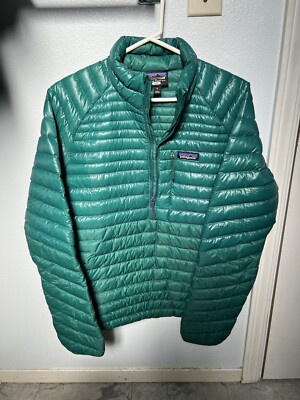 Patagonia Mens Small AlpLight Down Pullover Slim Fit Insulated